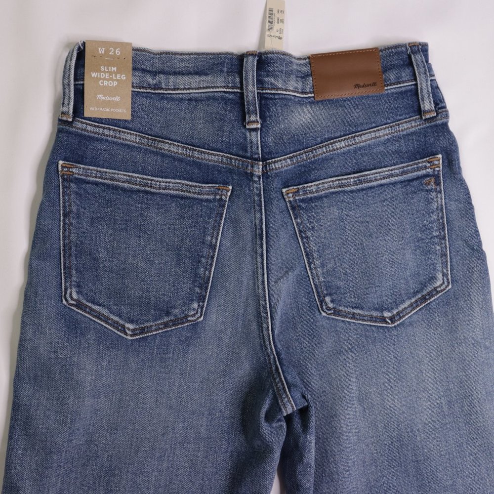 NWT madewell Slim Wide-Leg Crop Reggie - Picture 13 of 15